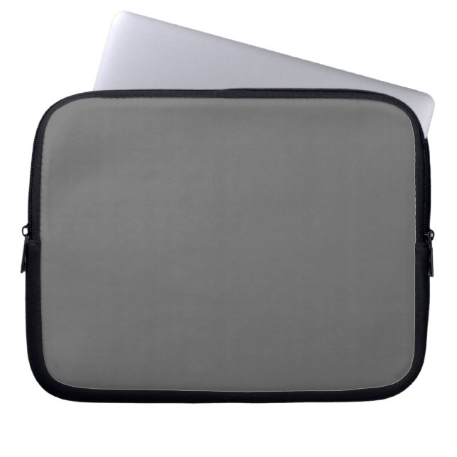 Dim Grey Laptop Sleeve (Front)