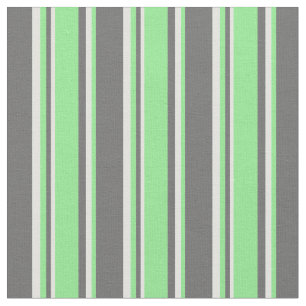 Dim Grey, Light Green, and Light Cyan Pattern Fabric