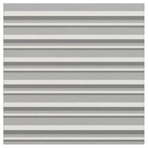 Dim Grey, Light Yellow & Dark Grey Coloured Lines Fabric