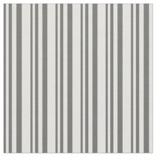 Dim Grey & Light Yellow Striped Pattern Fabric