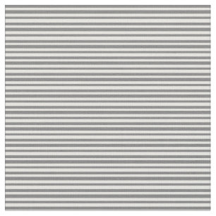Dim Grey & White Stripes Pattern Fabric