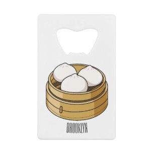 Dim sum cartoon illustration 