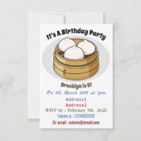 Dim sum cartoon illustration