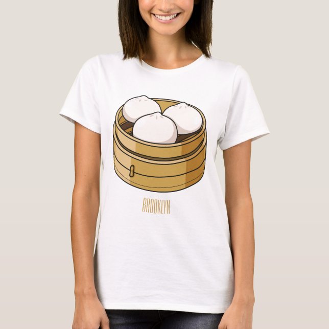 Dim sum cartoon illustration  T-Shirt (Front)