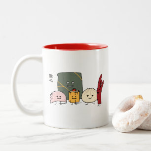 Dim Sum Pork Bao Shaomai Chinese dumpling Buns Bun Two-Tone Coffee Mug
