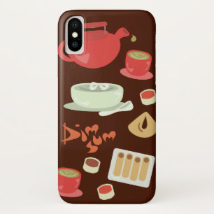 Dim Sum Yum Cute Kawaii Food Love Pattern Case-Mate iPhone Case