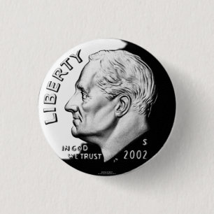 Dime 3 Cm Round Badge