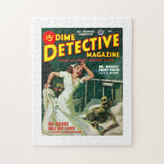 Dime Detective Magazine (Dec, 1948) Jigsaw Puzzle