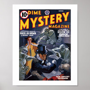 Dime Mystery Magazine (Mar, 1941) Poster