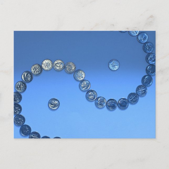 Dime Sculpture Postcard (Front)