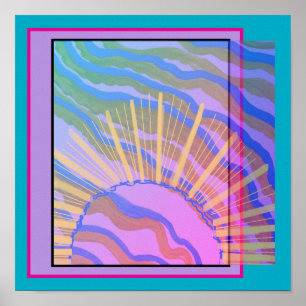 Dimensional Abstract Poster