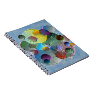 Dimensional Circles Spiral Notebook