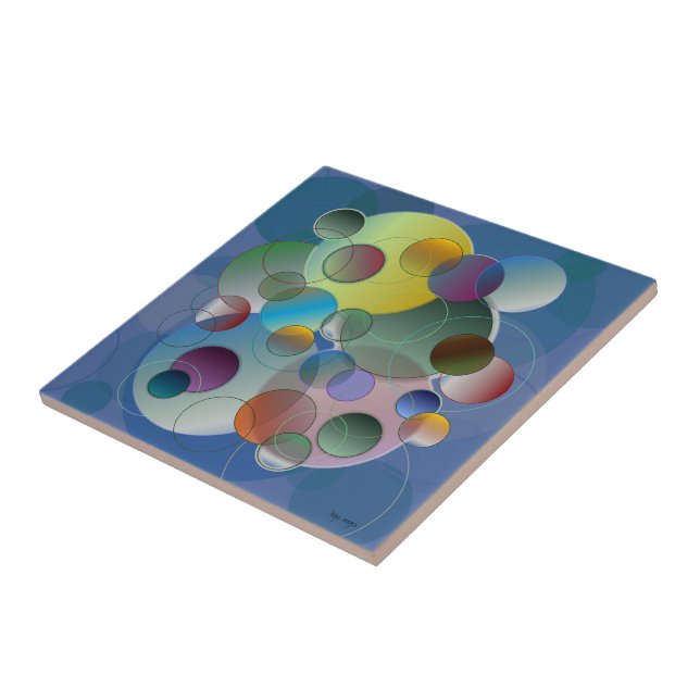 Dimensional Circles Tile (Side)