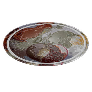 Dimensional Fruit Motif Cutting Board