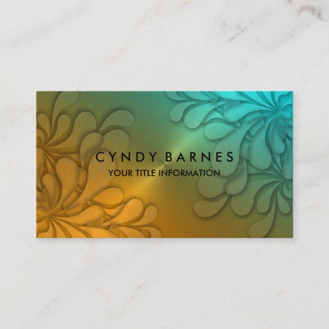 Dimensional Sheen Business Card (Front)