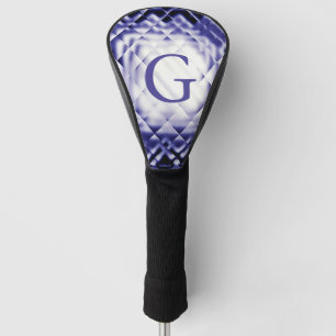 Dimensional Square-Navy-G Golf Head Cover