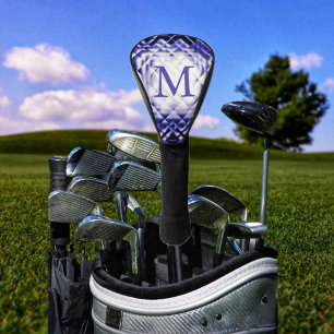 Dimensional Square-Navy-M Golf Head Cover