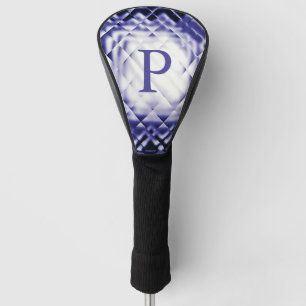 Dimensional Square-Navy-P Golf Head Cover