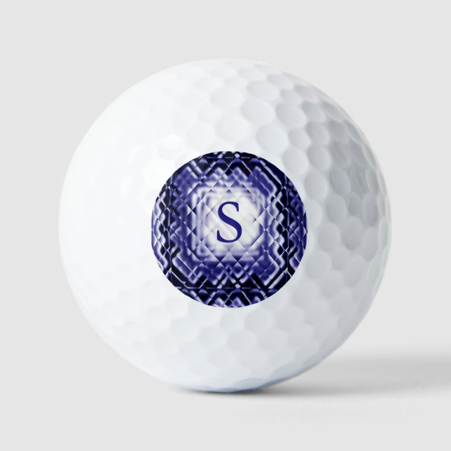 Dimensional Square-Navy-S Golf Balls (Front)