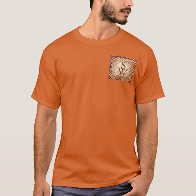 Dimensional Square-Red-SW T-Shirt (Front)