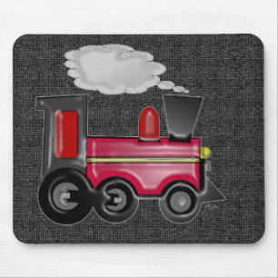 Dimensional Trains Mousepad