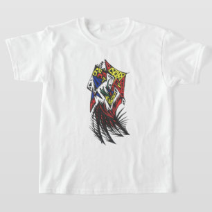 Dimensions Colourful Abstract Tribal Tattoo Art T-Shirt
