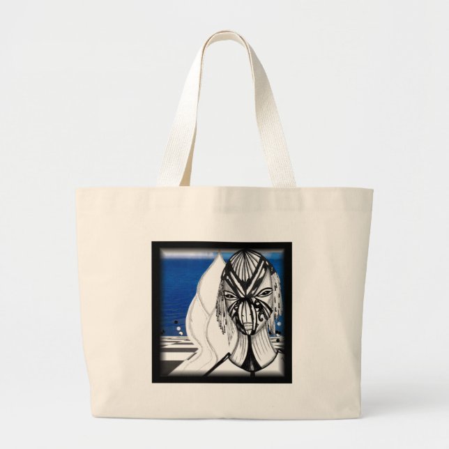 "Dimensions" Large Tote Bag (Front)