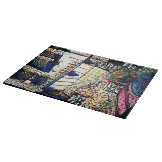 Dimensions of Curiosity Cutting Board (Corner)