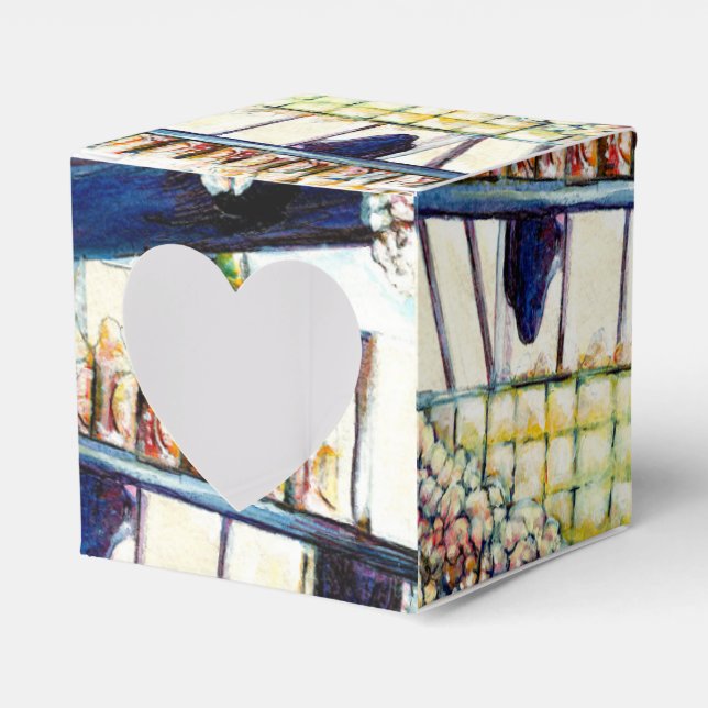 Dimensions of Curiosity Favour Box (Front Side)