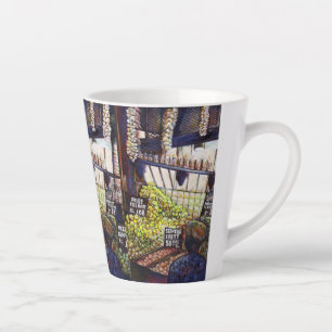 Dimensions of Curiosity Latte Mug