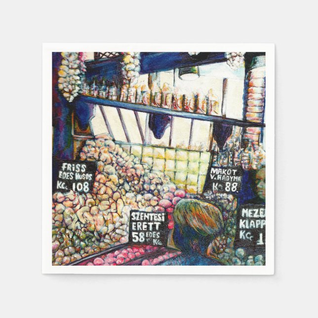 Dimensions of Curiosity Napkin (Front)