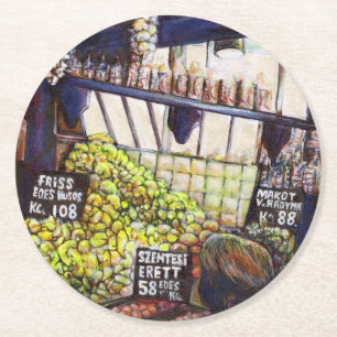 Dimensions of Curiosity Round Paper Coaster