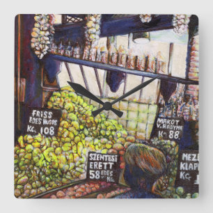 Dimensions of Curiosity Square Wall Clock