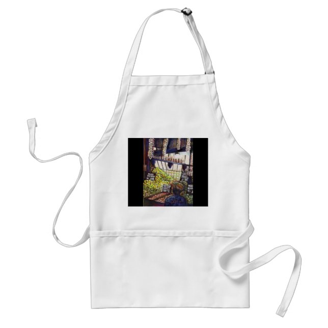 Dimensions of Curiosity Standard Apron (Front)