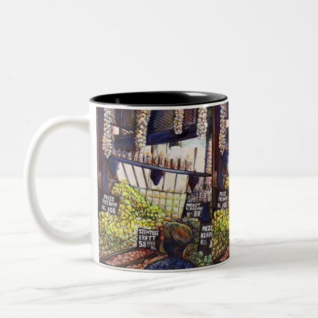 Dimensions of Curiosity Two-Tone Coffee Mug (Left)