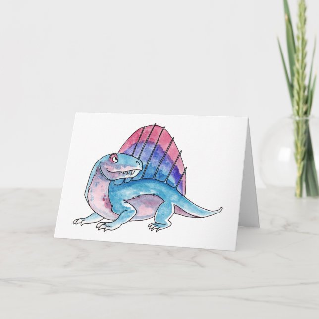 Dimetrodon Greeting Card (Front)