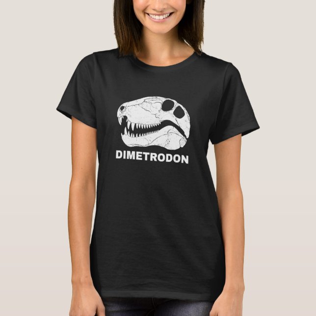 Dimetrodon Skull Fossil Hunter  1 T-Shirt (Front)