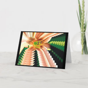 Diminishing Daylily Card