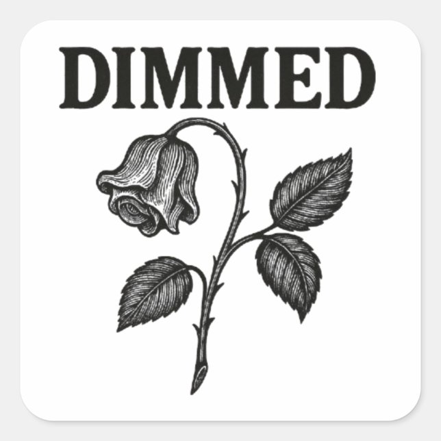 Dimmed Sticker (Front)
