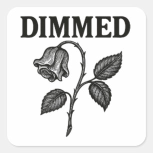 Dimmed Sticker