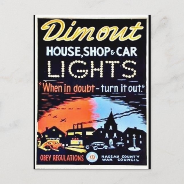 Dimout Postcard (Front)