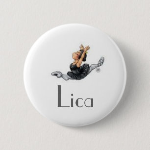 Dina Nina 6 Cm Round Badge