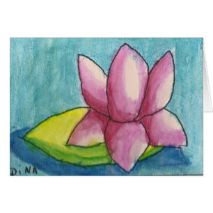 Dina Waterlily Card