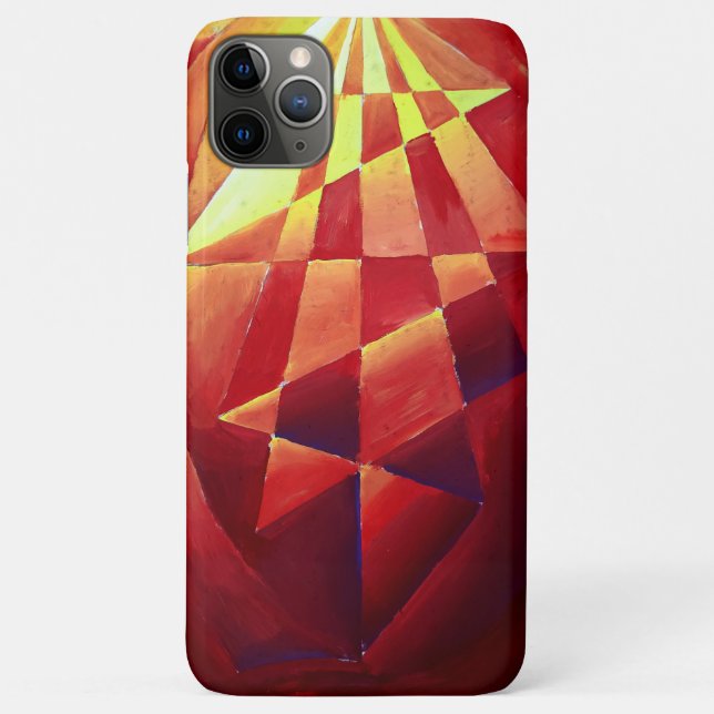 Dinamic abstract composition in red Case-Mate iPhone case (Back)