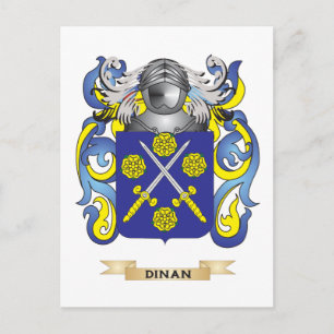 Dinan Coat of Arms Postcard