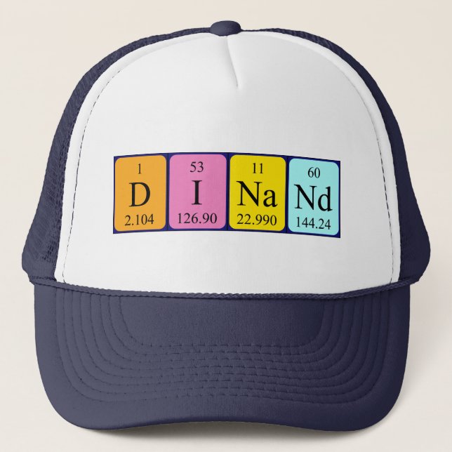 Dinand periodic table name hat (Front)