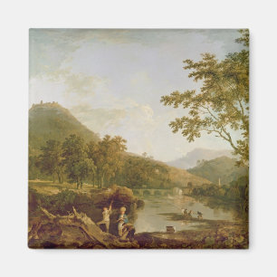 Dinas Bran from Llangollen, 1770-71 (oil on canvas Magnet