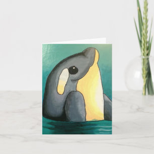 Dina's Dolphin Notecard