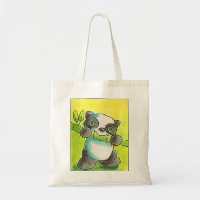 Dina's Panda Tote Bag (Front)