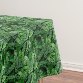 Dine among the green Maidenhair ferns: Tablecloth
